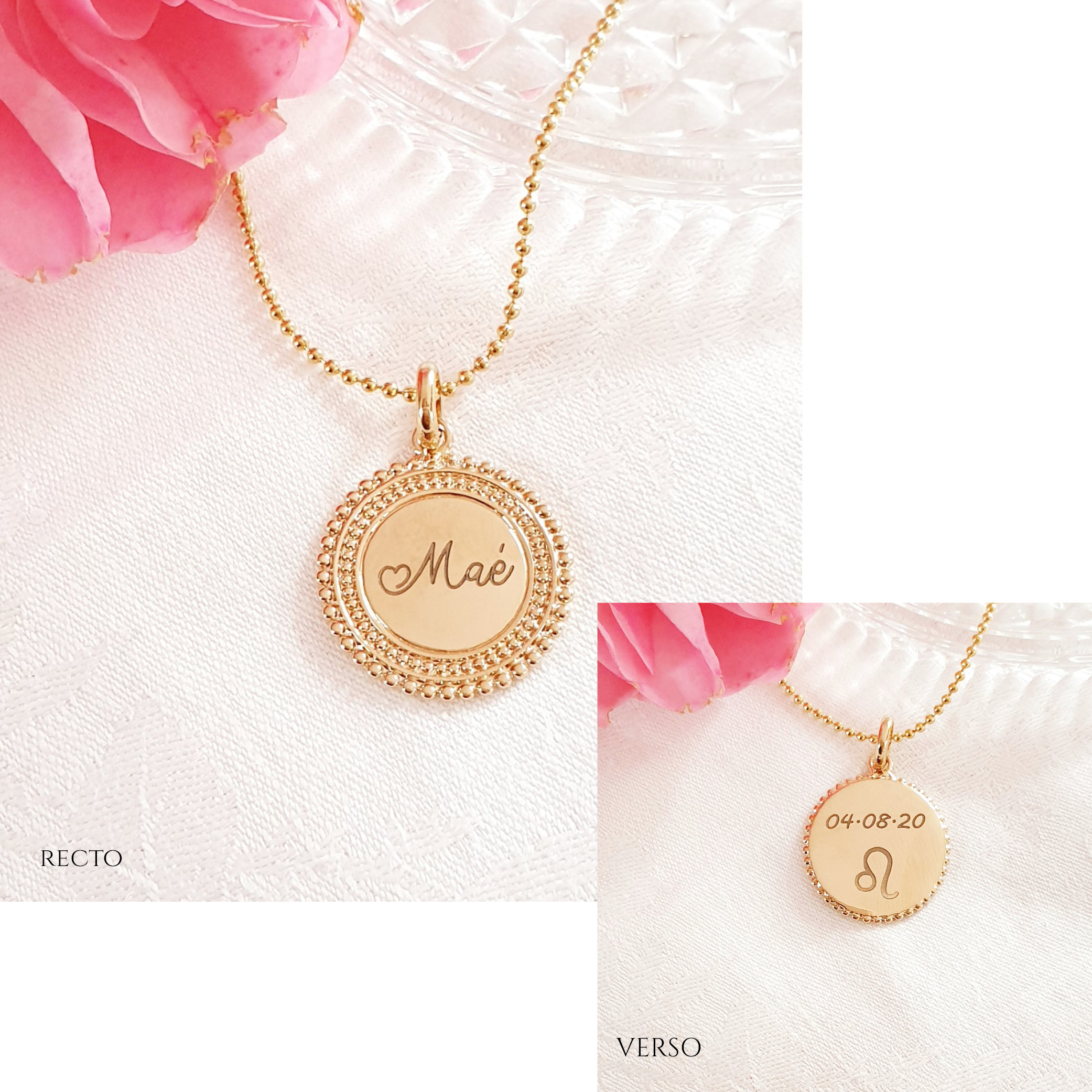 medaille prenom personnalise