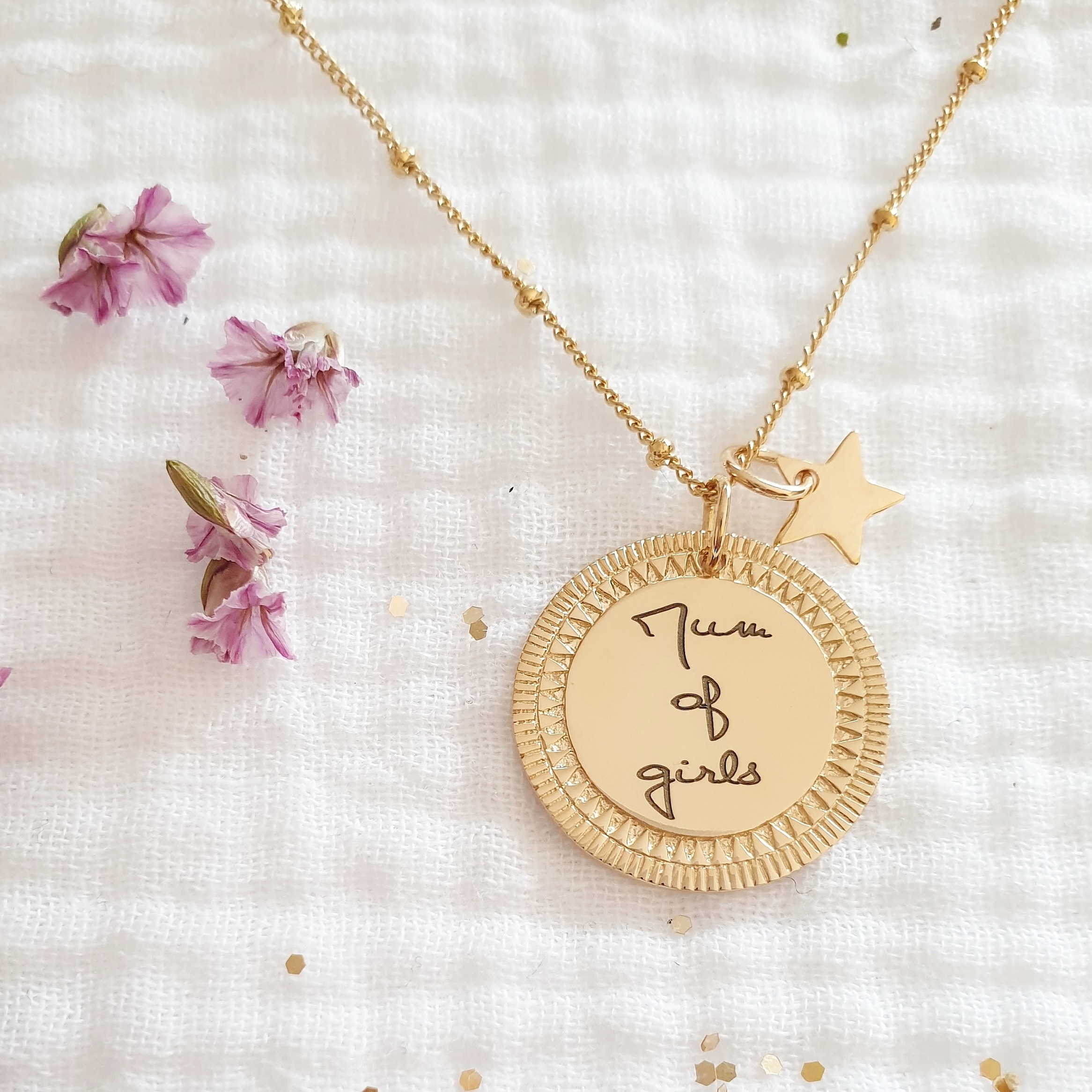 collier personnalise mum of