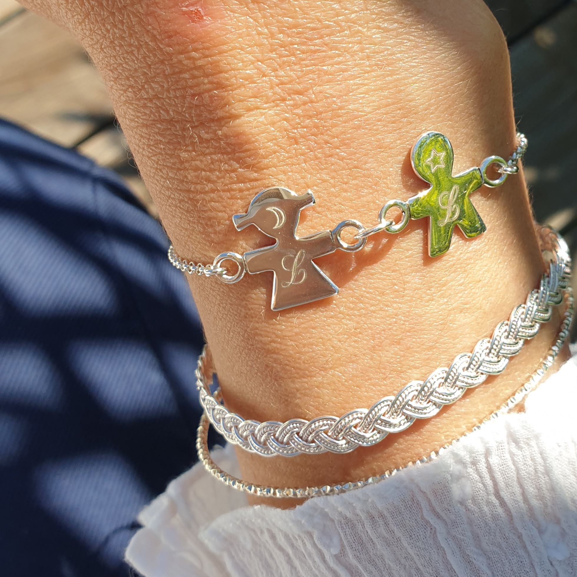 bracelet femme argent naissance