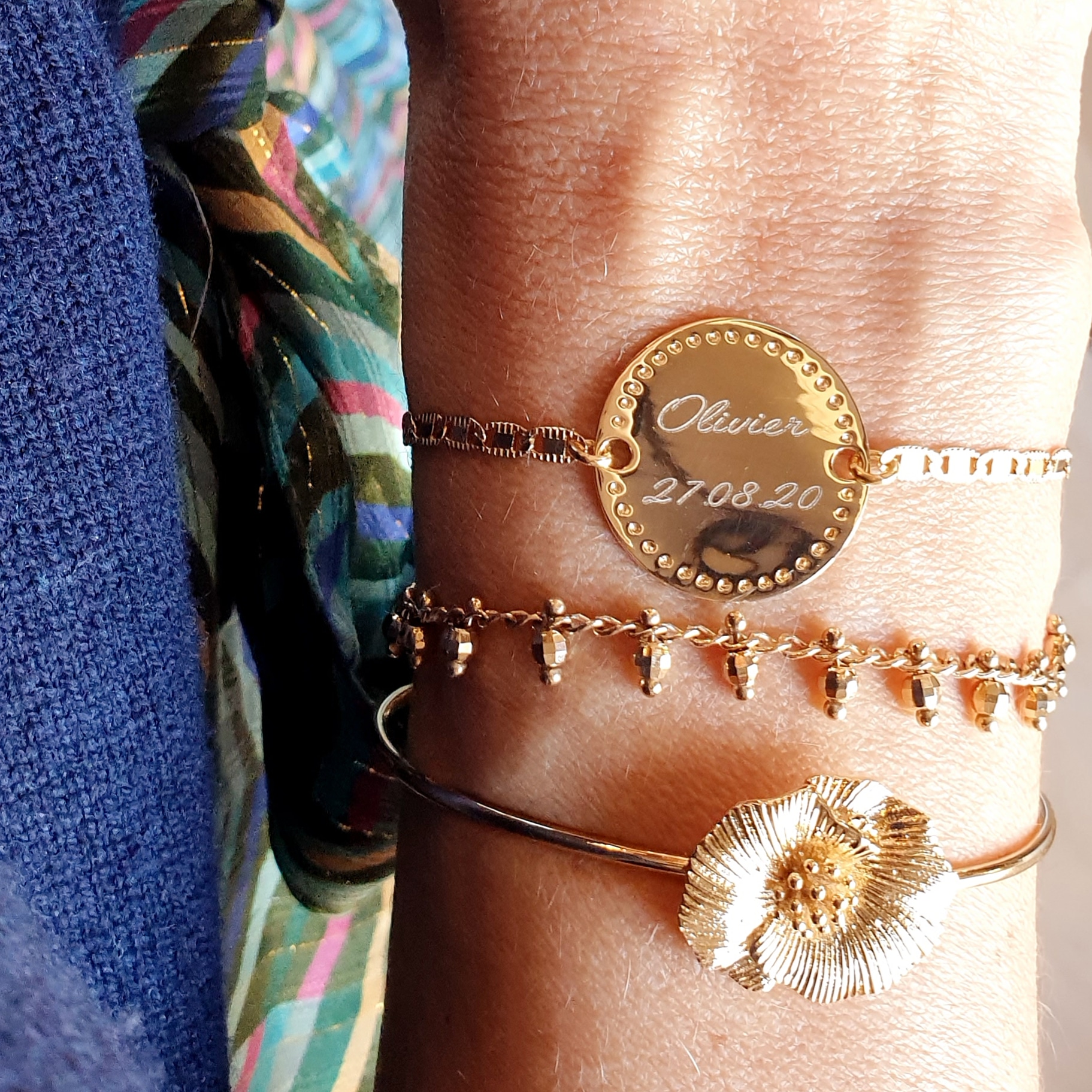 bracelet grave prenom naissance