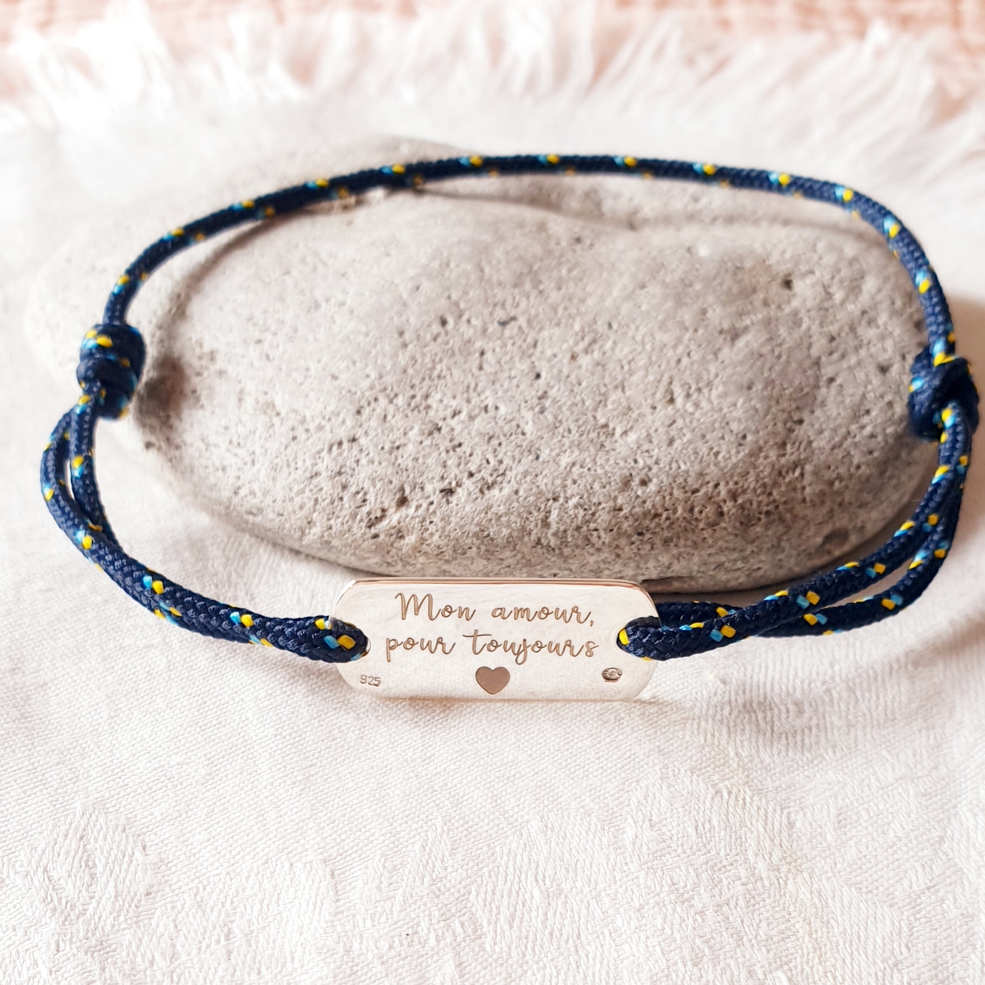 bijou mon amour bracelet cordon pour homme