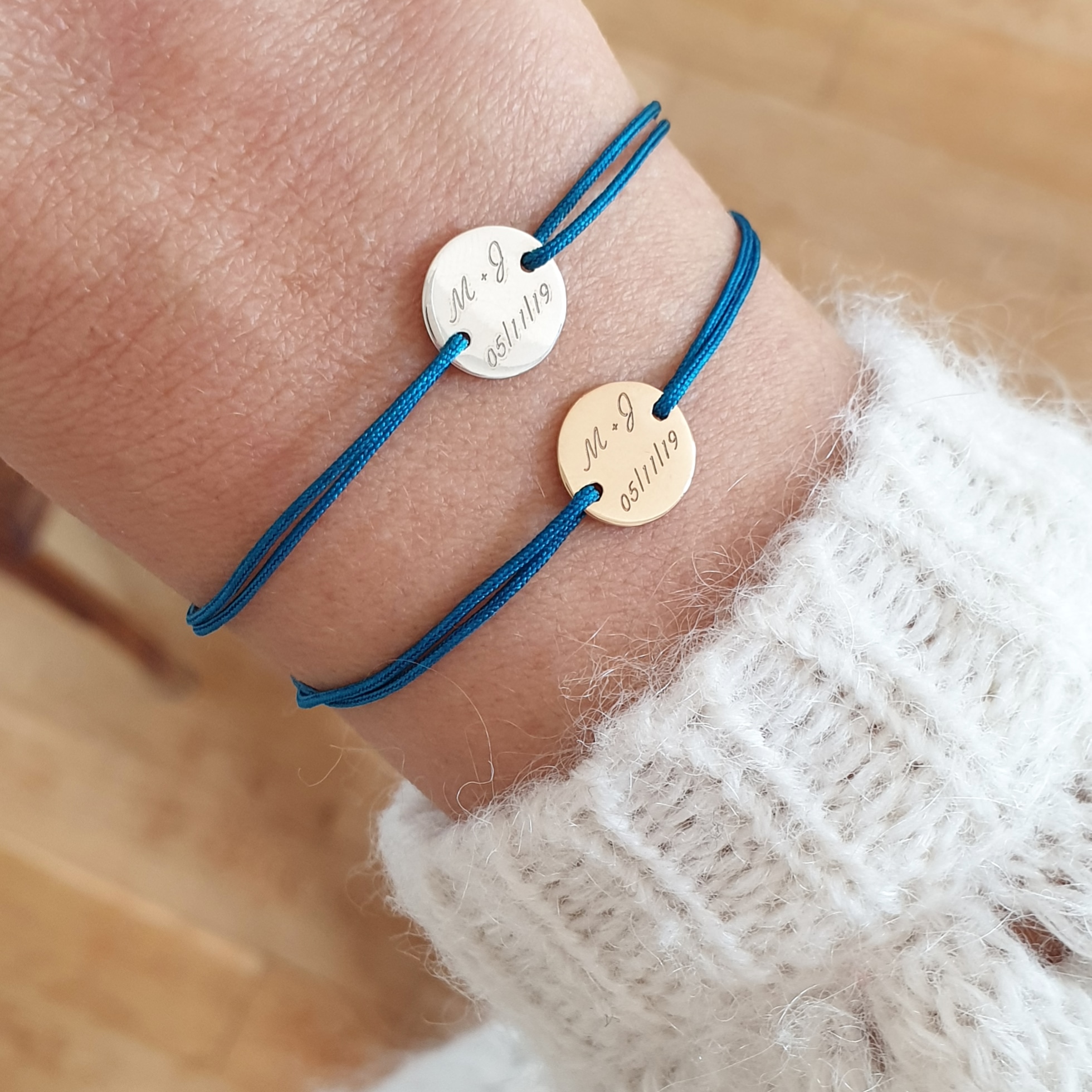 duo de bracelets personnalises idee cadeau bijoux