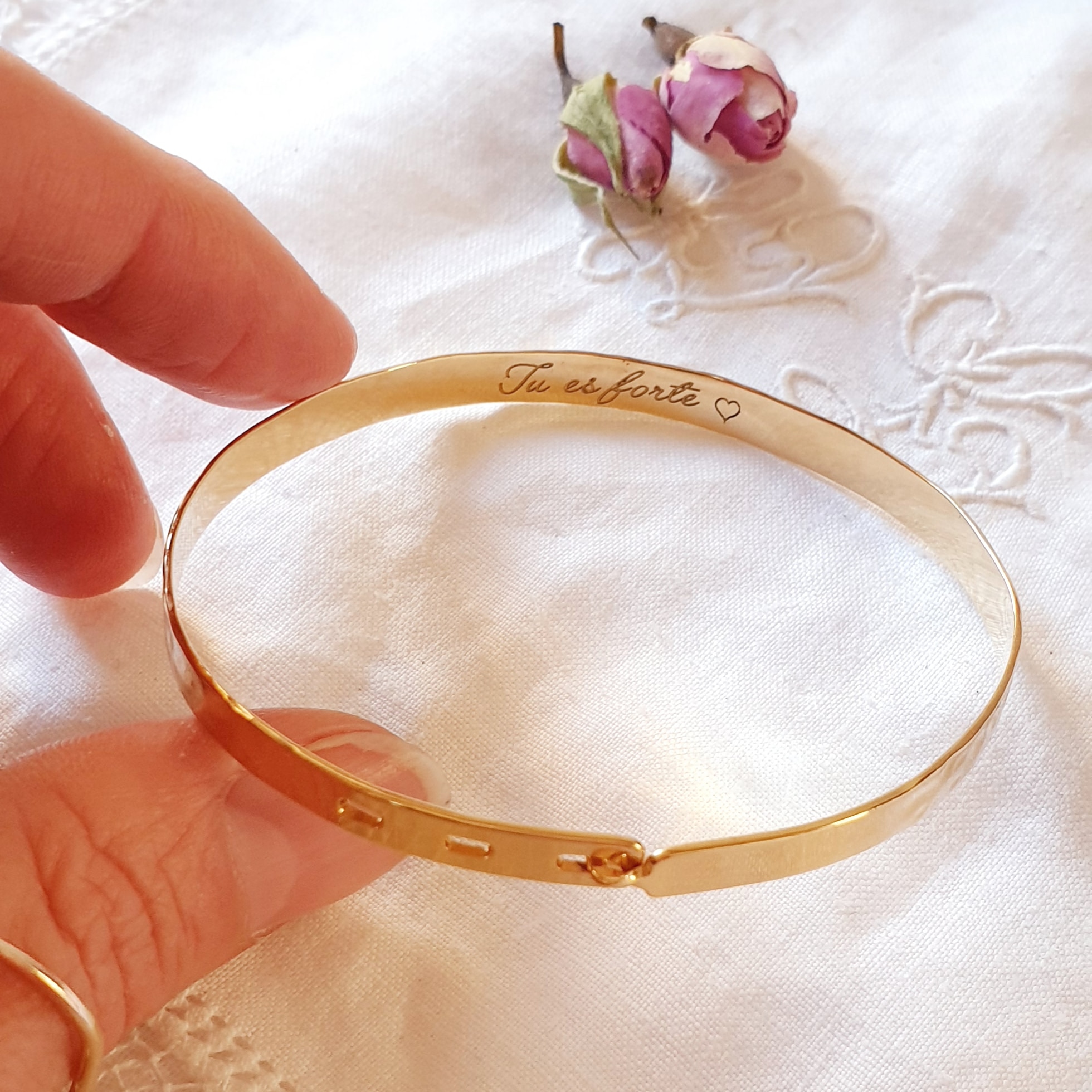 cadeau personnalisable fille jonc