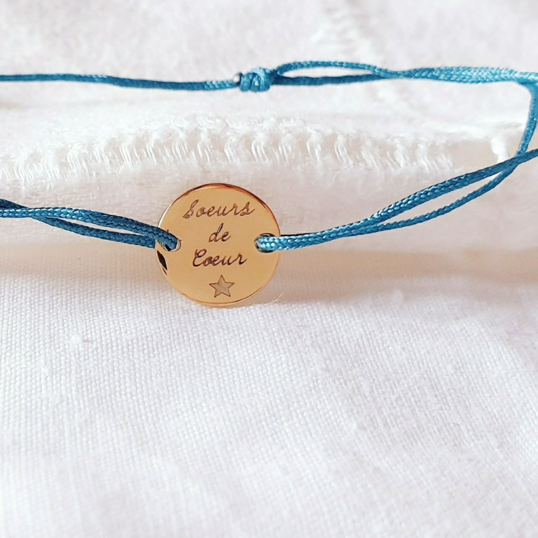 bijou personnalise soeur de coeur