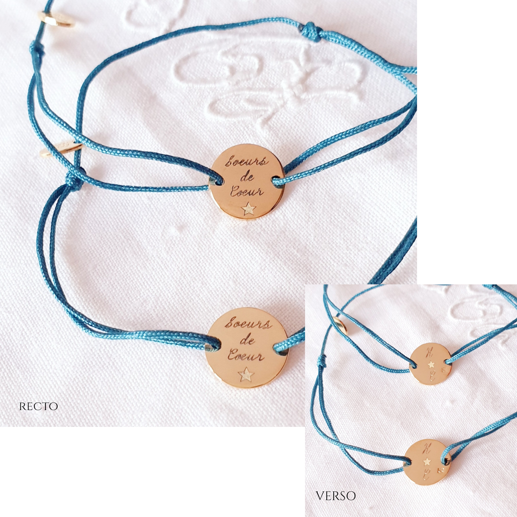 bracelet duo soeur de coeur