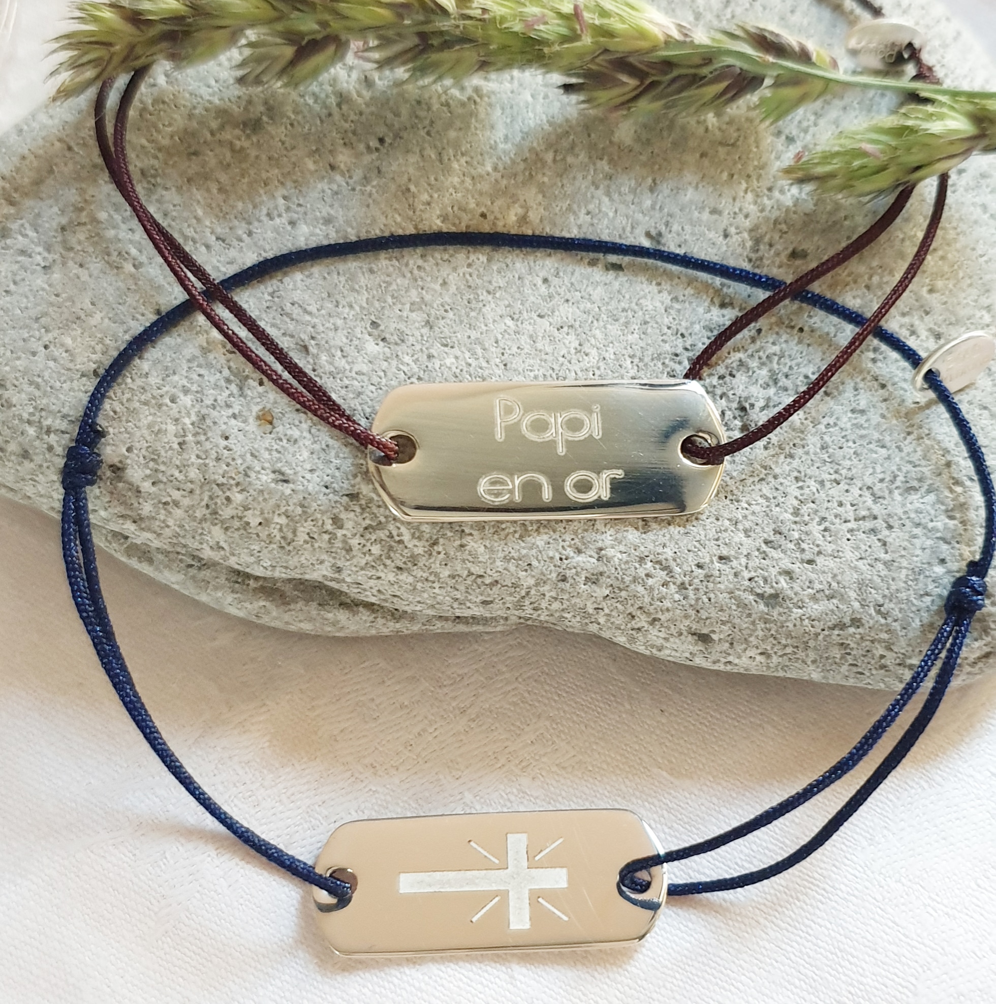 Bracelet De Communion Fille Azlanway - Perles Céramiques Colorées, Croix Pendentif, Bijou Religieux Pour Baptême, Confirmation