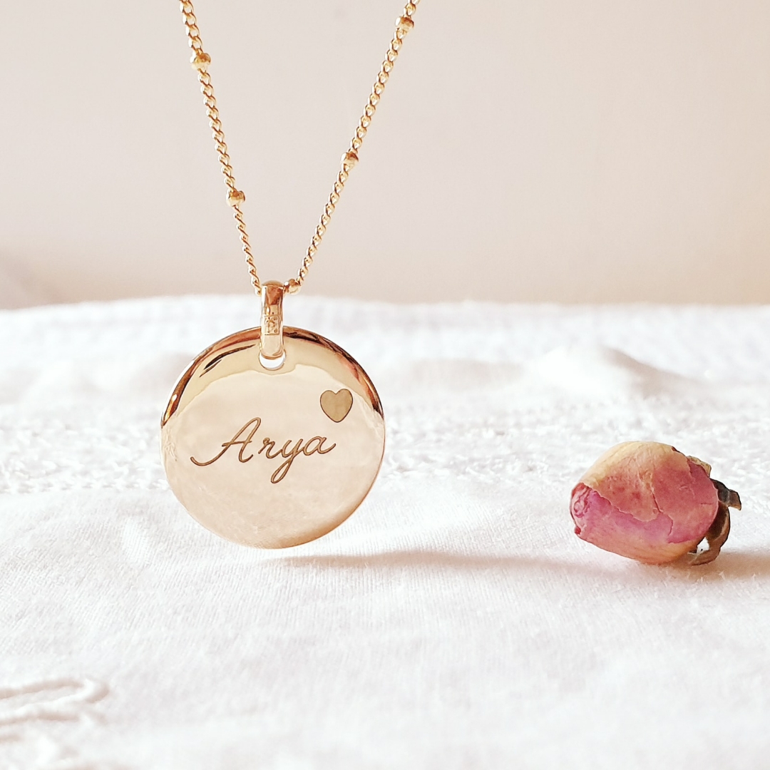 collier prenom fille cadeau original