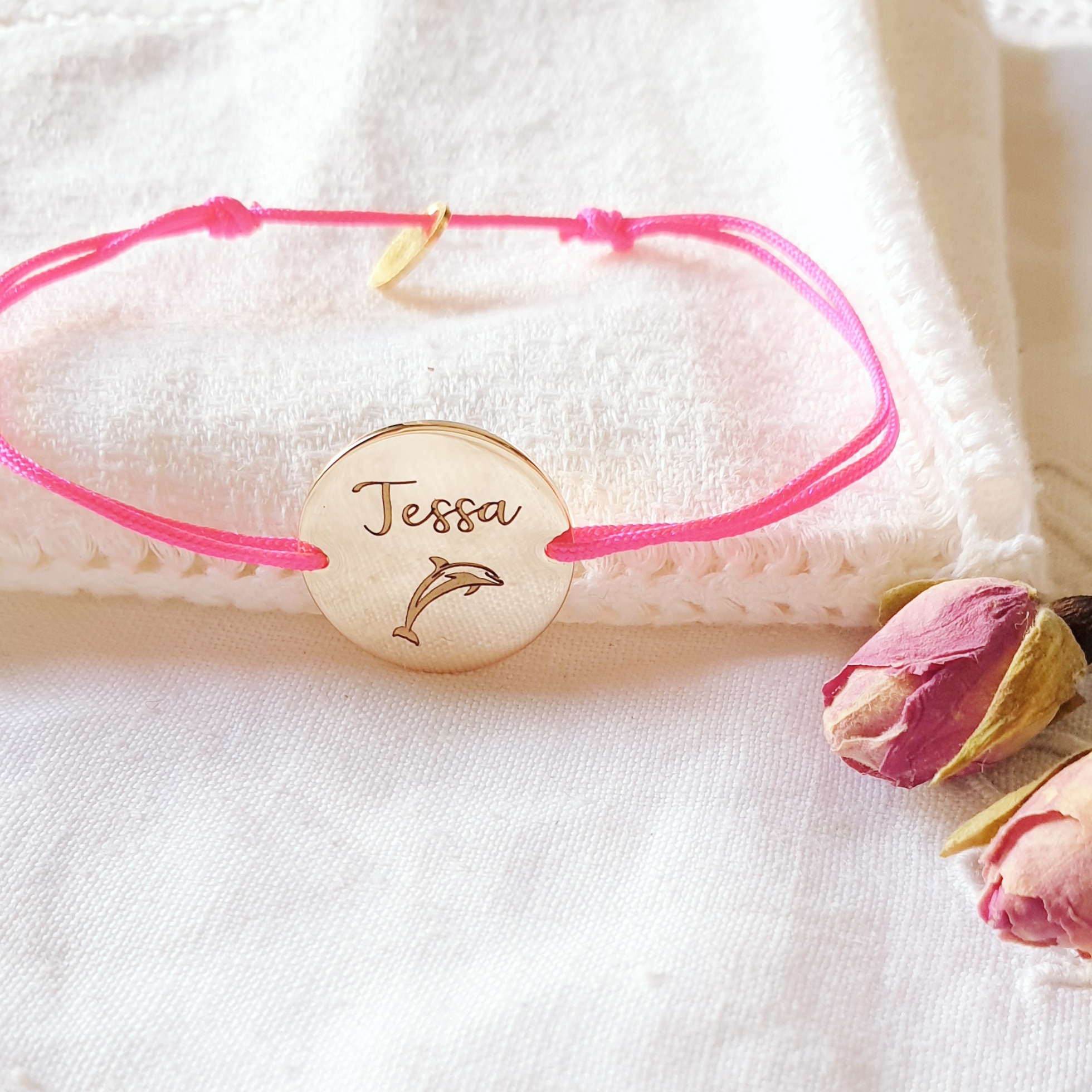 bracelet personnalise fille dessin dauphin