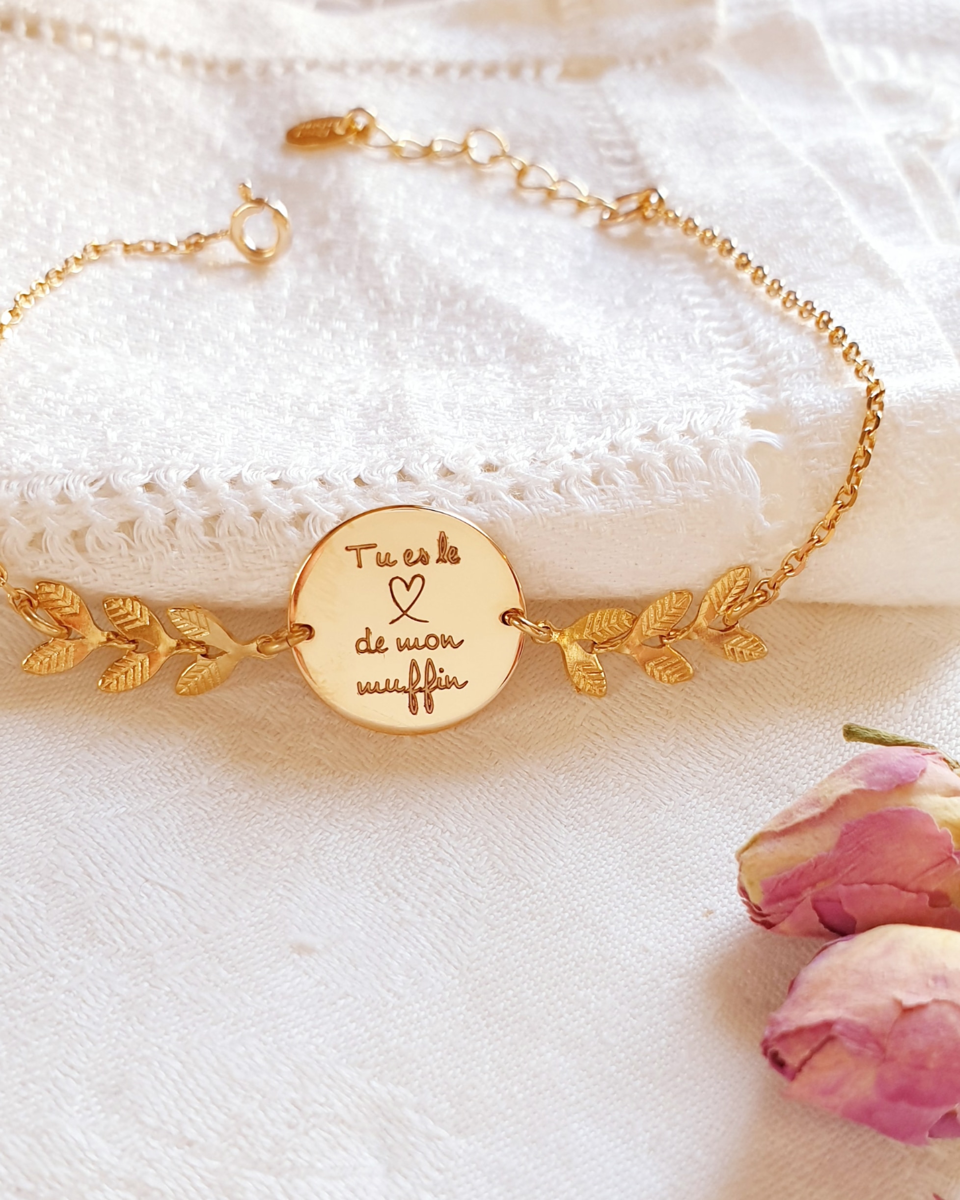 bracelet amie tu es le coeur de mon muffin