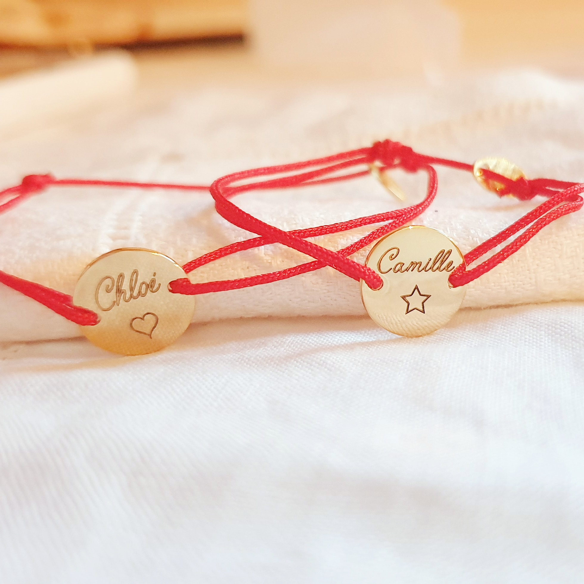 bracelets amitie copines cordon