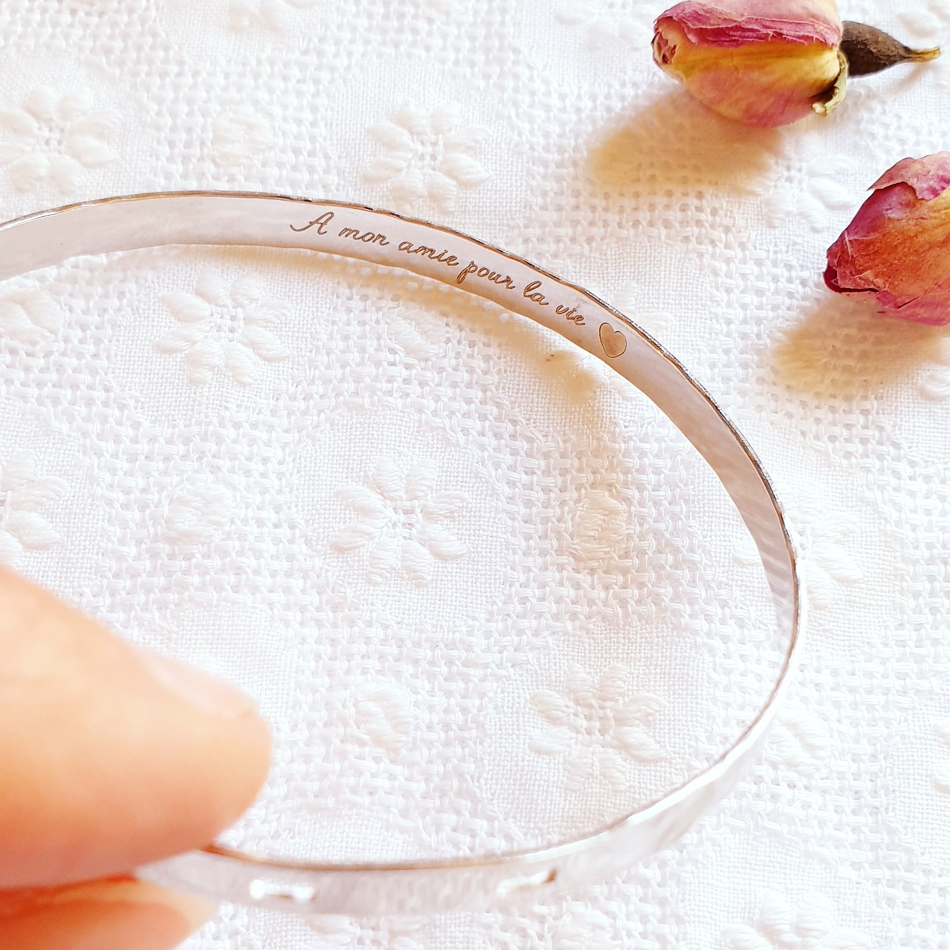 bracelet argent cadeau pour une amie