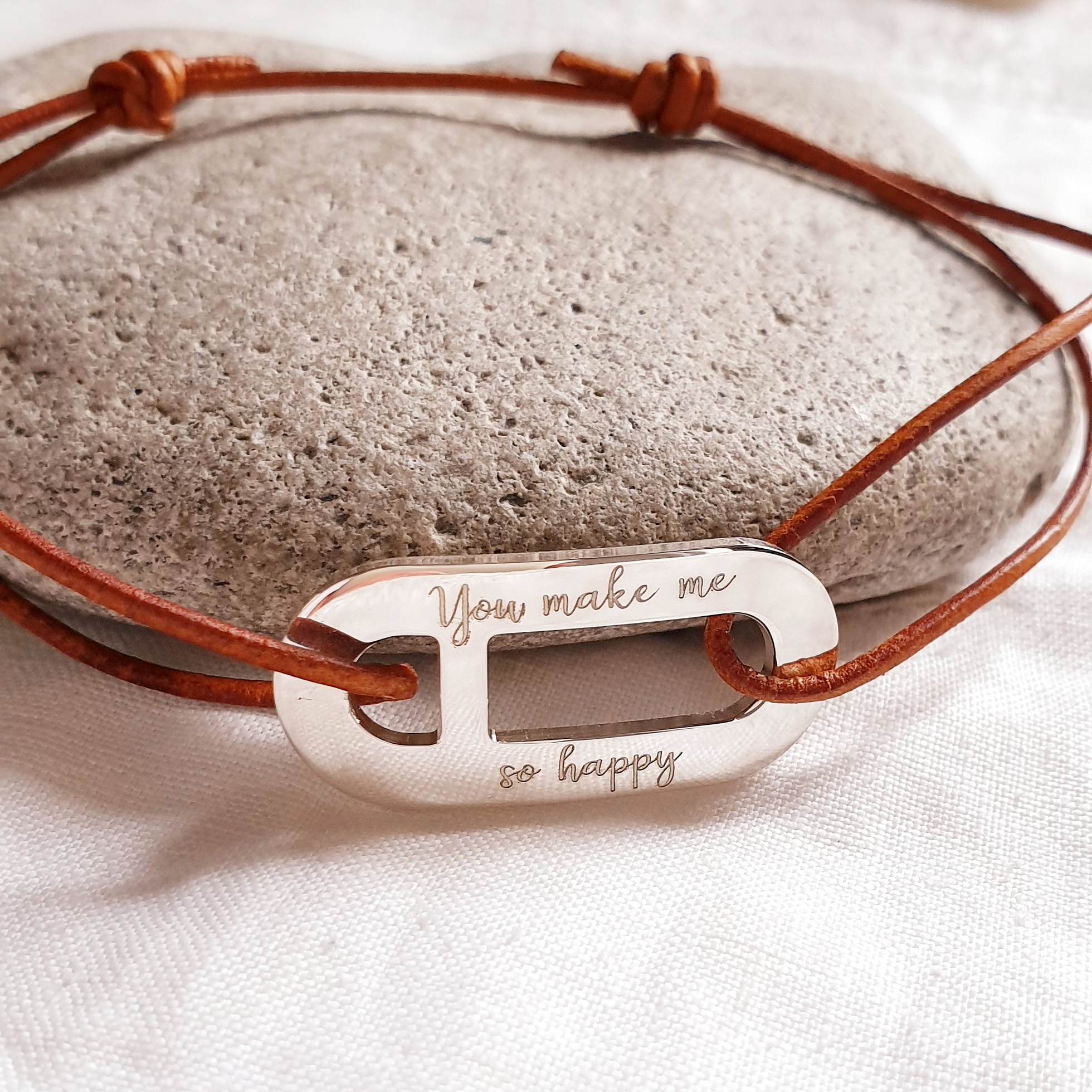 bracelet cordon homme personnalisable amoureux