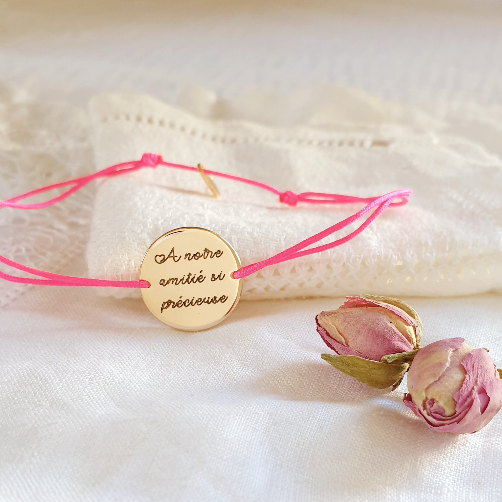 bracelet personnalise cordon meilleure amie