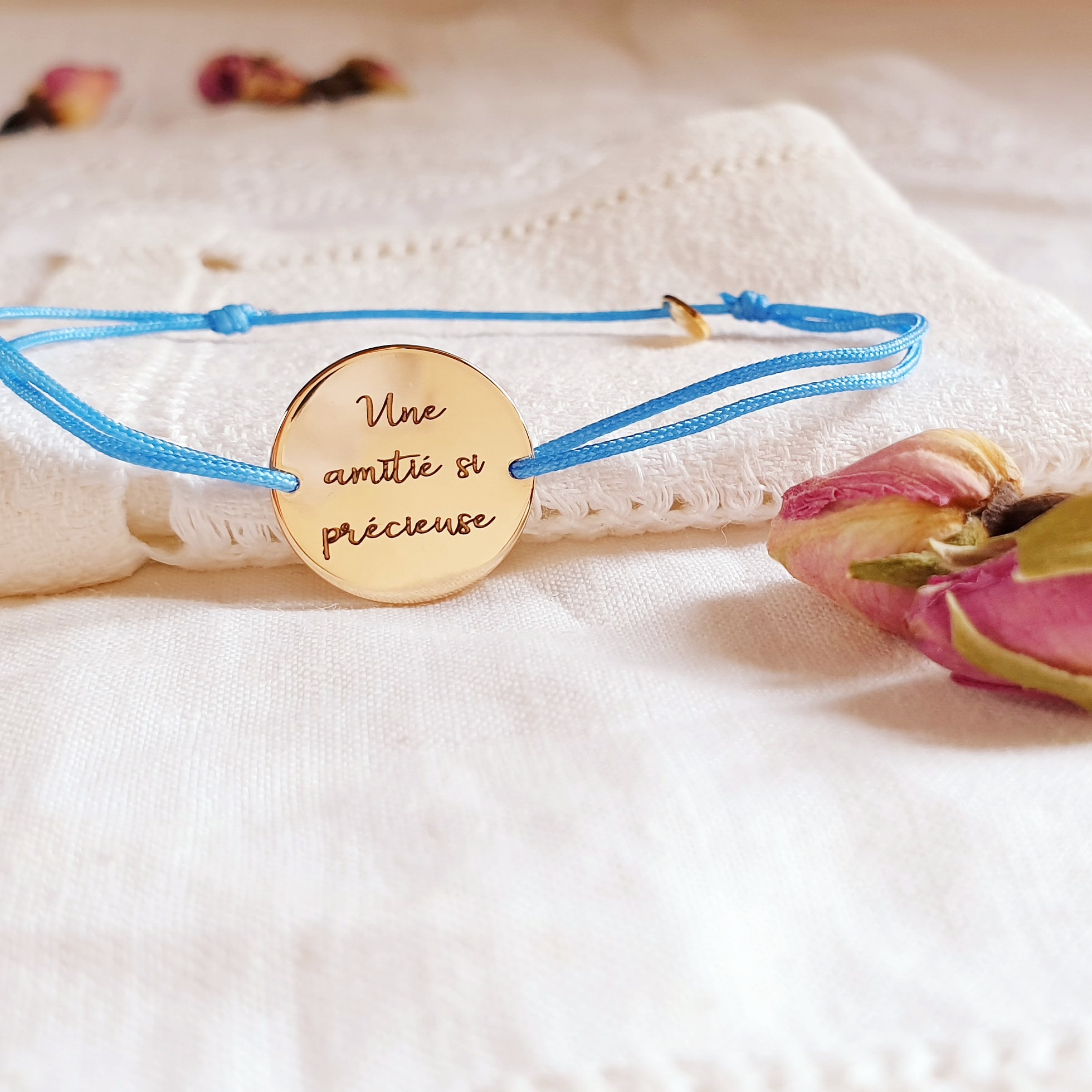 bracelet cordon personnalisable amitie 