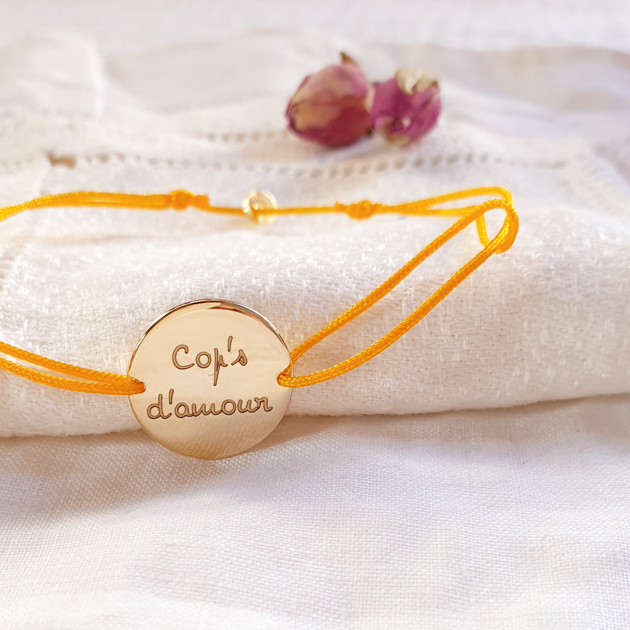 bracelet personnalise cordon copines 