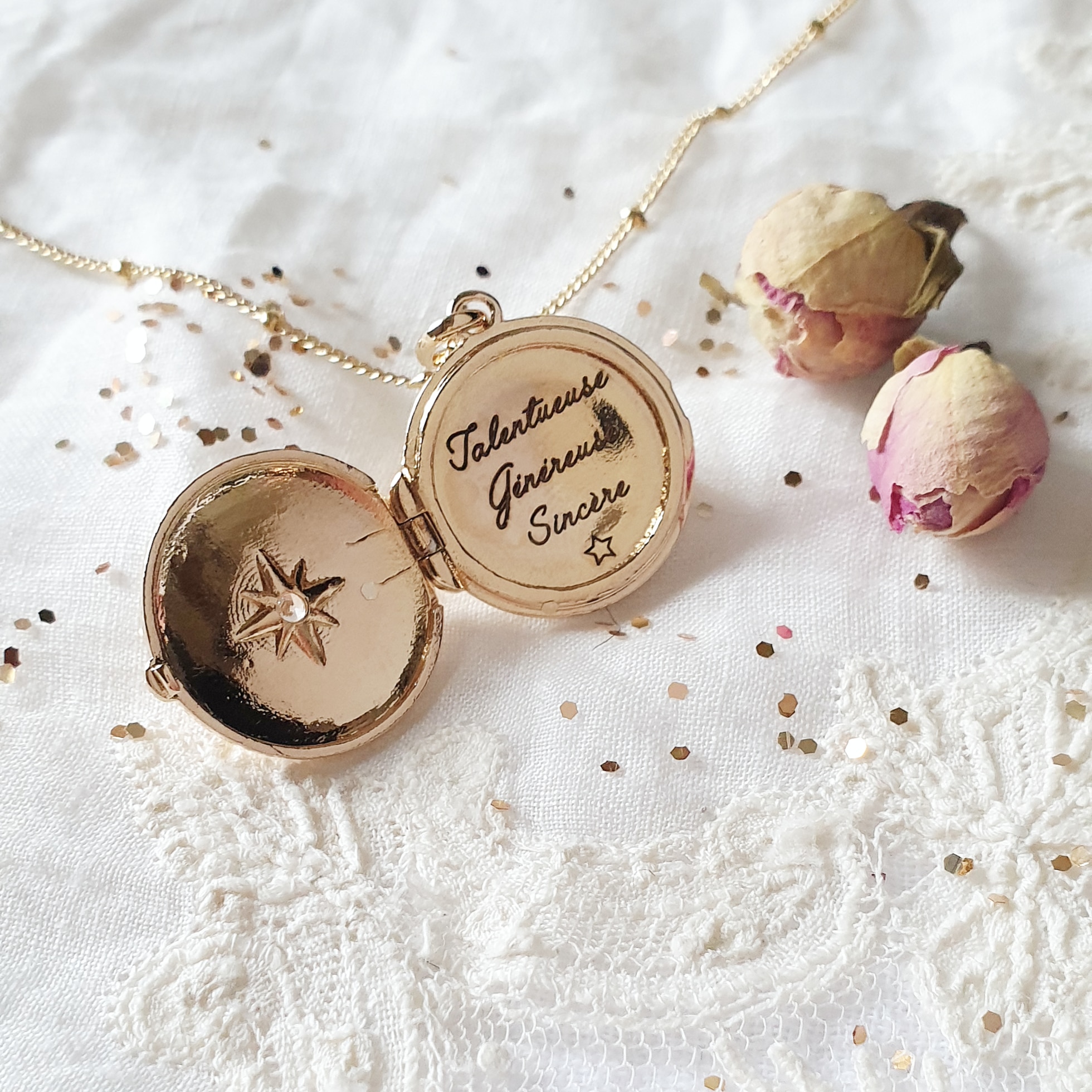 collier d'amitie femme personnalisable langue