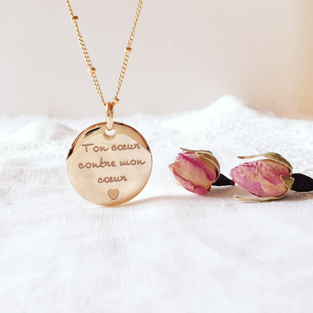 collier d'amitie femme personnalise amour