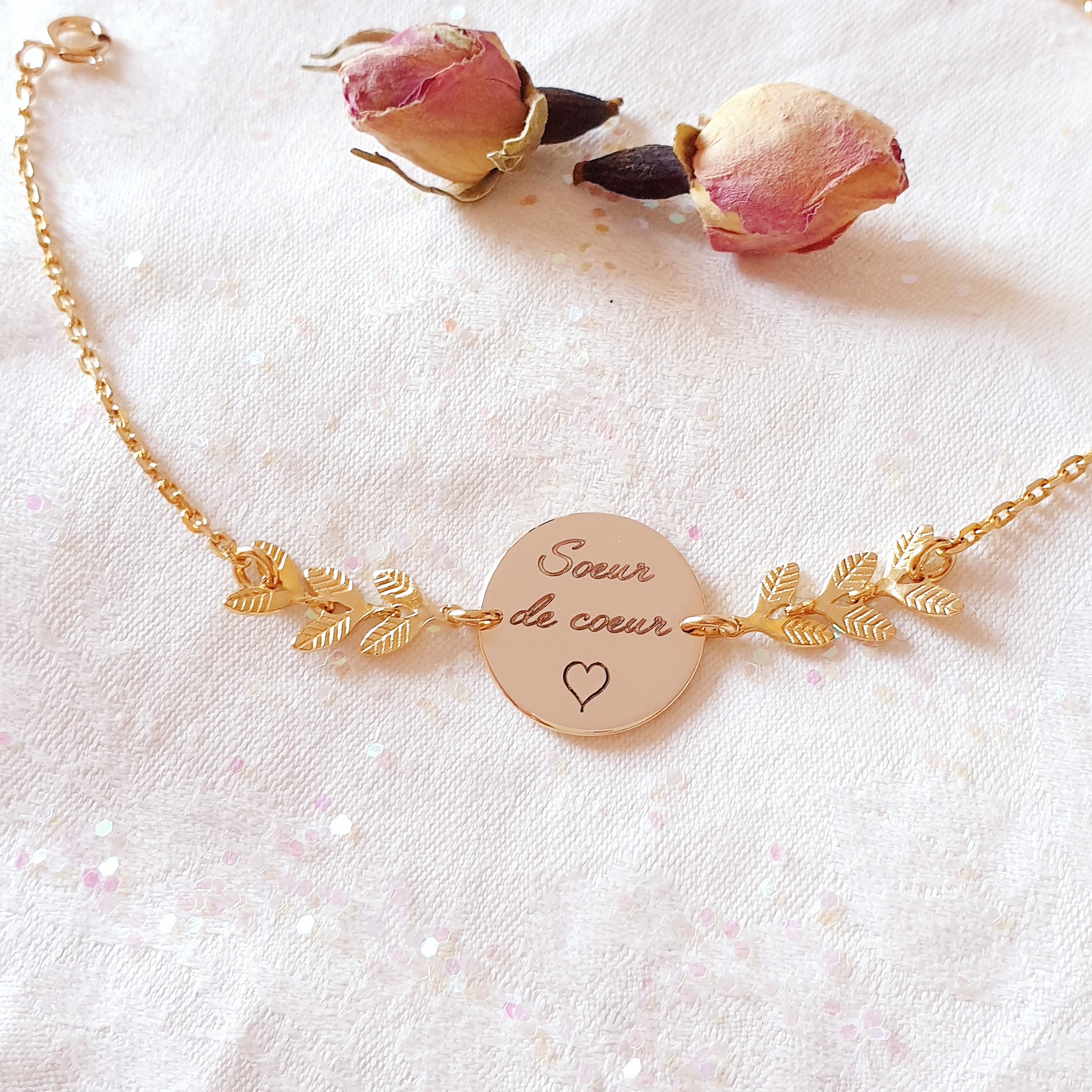 bracelet personnalise soeur amitie epis