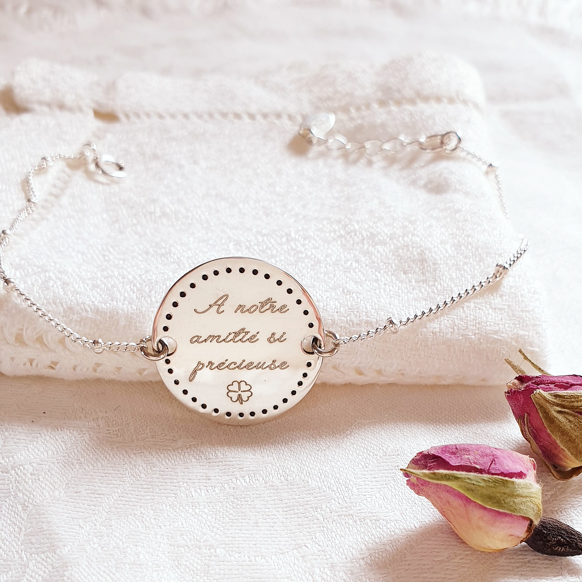 bracelet personnalisable chaine femme amitie