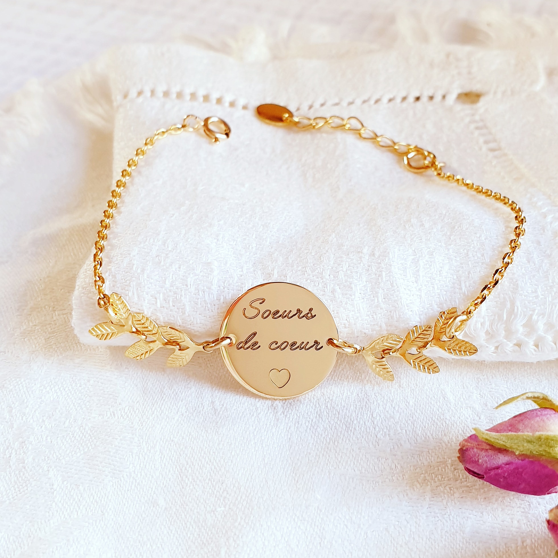 bracelet femme personnalise soeur amitie 