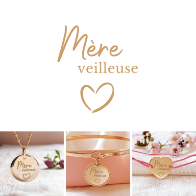 bijou personnalise mere veilleuse maman coeur