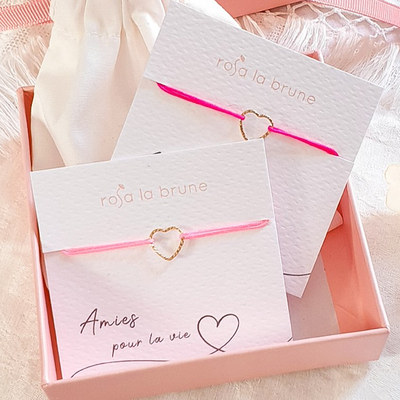 bracelets amies bijoux d'amitie sur cordon