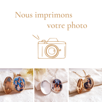 bijou personnalise porte photo