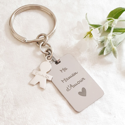 porte cle personnalise maman