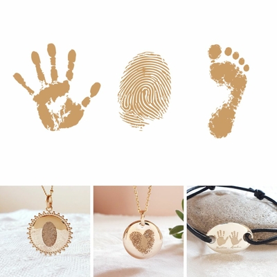 bijoux personnalises avec empreintes