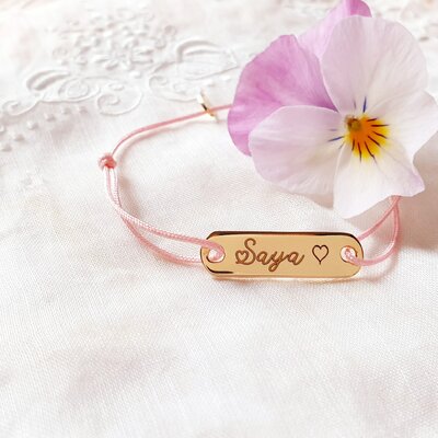 bracelet-personnalisable-gourmette-cordon-bebe-enfant
