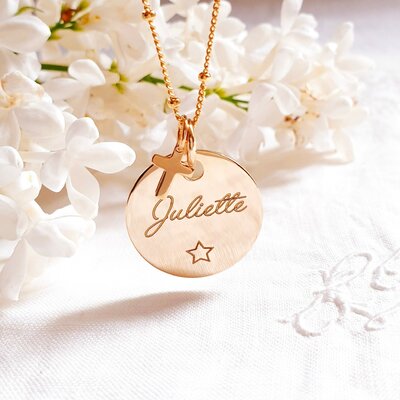 collier-croix-bapteme-communion-personnalisable