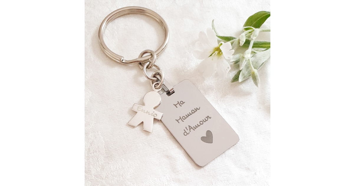 Cadeau Pour Agent Immobilier, Porte-clés Gravé En Acier Inoxydable Pour Femme Et Homme, Merci