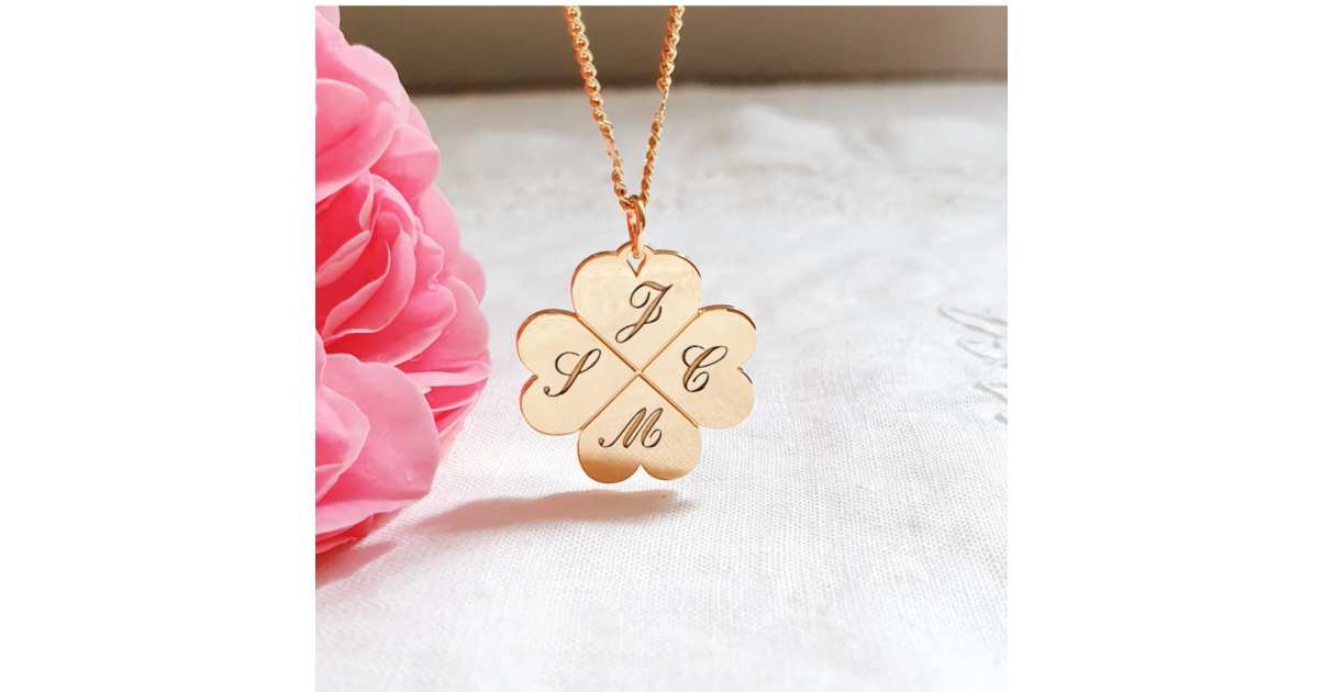 Collier Médaillon Porte-cendres En Verre Avec Trèfle - Collier Femme Vintage - Healvian