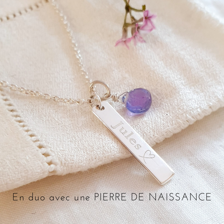 Collier Personnalisé Neuf Sans Nickel - Mode, Bijou Hypoallergénique