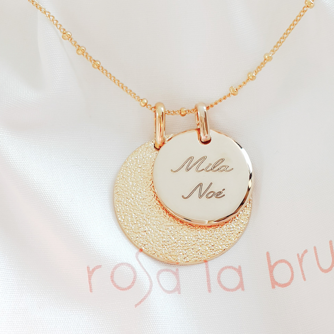 Collier pour maman original et élégant - Bijou Or argent