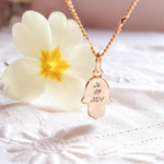 bienveillante pendentif personnalise arabe islam main de fatma