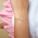 bracelet de paix cadeau religieux argent colombe