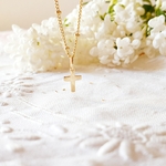 pendentif mini charm croix religieux bapteme communion