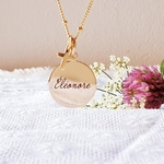collier croix prenom pour communion reveuse
