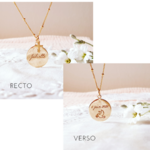 collier croix colombe bapteme avec prenom reveuse