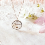collier prenom coeur fille garcon religieux