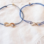 bracelets couple infini cordon