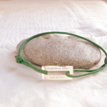 bracelet personnalise papa argent cordon