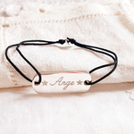 bracelet prenom enfant personnalise cordon