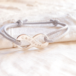 bracelets de couple personnalises infini cadeau mariage