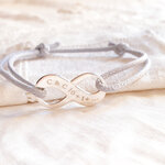bracelet cordon homme personnalise infini