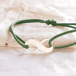 bracelet infini homme personnalise argent