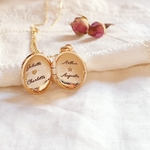 collier prenom maman