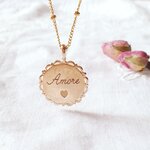 bijou personnalisable amour coeur