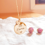 collier personnalisable femme je t aime coeur egerie